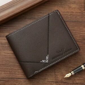 ✂️ SPRING SWEEP SALE Dark Brown PU Leather Walet Card Holder